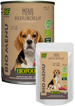 cel extase nakoming Biofood Hond bio organic menu Rund - Bio4Pets